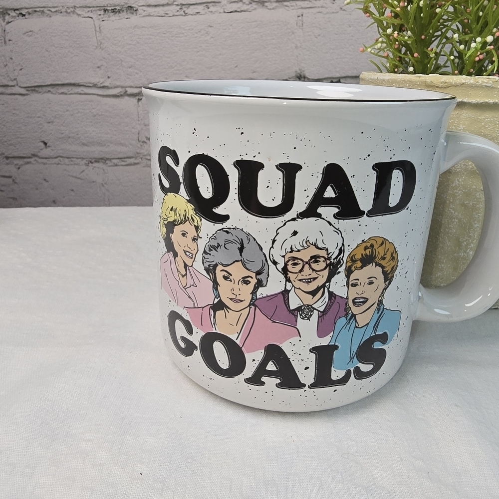 Golden Girls Squad Goals Oversized Mug Nostalgic Iconic Pop Culture EUC